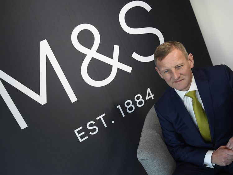 Steve Rowe, CEO of Marks and Spencer, poses for a photograph at the company head office in London, Britain, November 30, 2016.