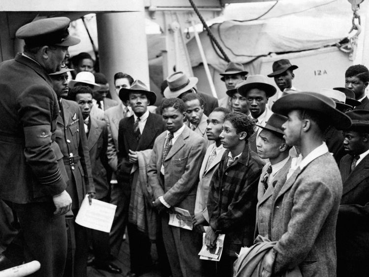 Jamaican immigrants welcomed to Britain