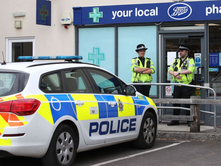 A Boots pharmacy in Amesbury was closed as part of the investigation