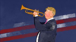 Donald Trump isn&#39;t afraid to blow his own trumpet.