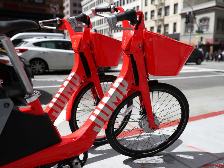 Jump bikes are currently available in eight US cities
