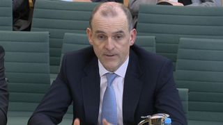 Paul Pester giving evidence to MPs