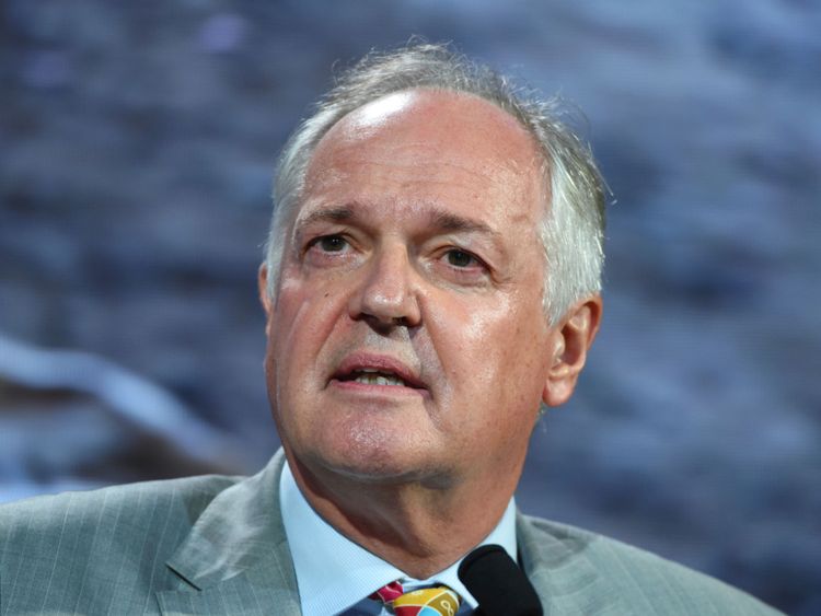 Chief Executive Officer at Unilever Paul Polman speaks onstage during the 2018 Concordia Annual Summit