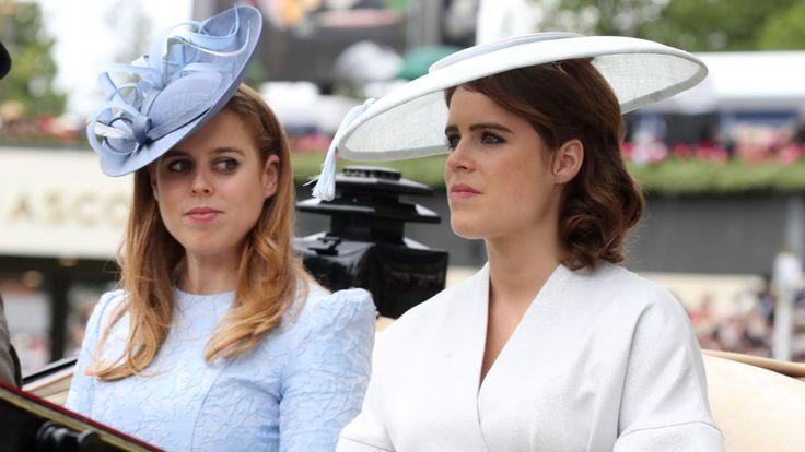 Eugenie wears a structured Osman dress to Royal Ascot