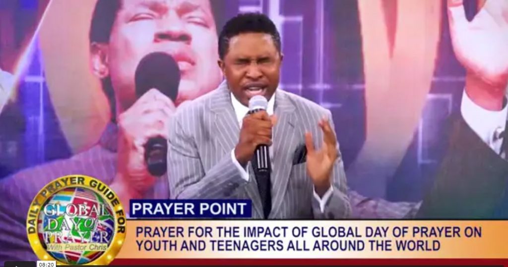 Prayer for the impact of Global Day of Prayer on youth and teenagers all around the world